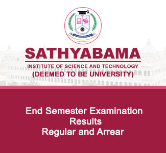 Dear Student,  The End Semester Examination Results for the examinations conducted in November - December, 2021 for Regular an