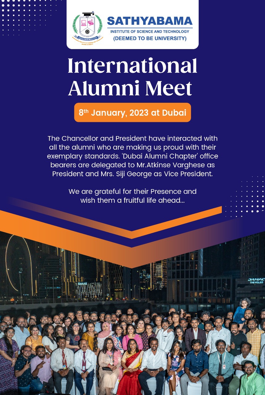 International Alumni Meet - 2023 held at dubai on 08th January , 2023