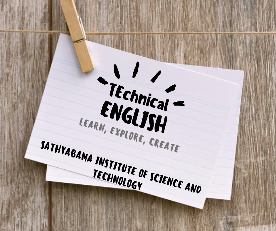 Summary of SHSBOB1107 - Technical English - CSE - CSE SPL - IT - I ...